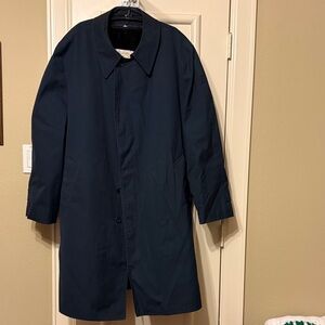 Men's Navy Trench Coat